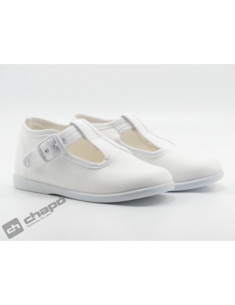 Zapatos Blanco Batilas 12601
