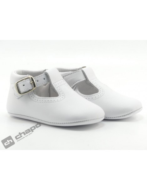 Zapatos Blanco D´bebe 2189