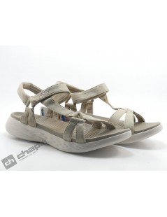 Chancla / Taupe Skechers 15316