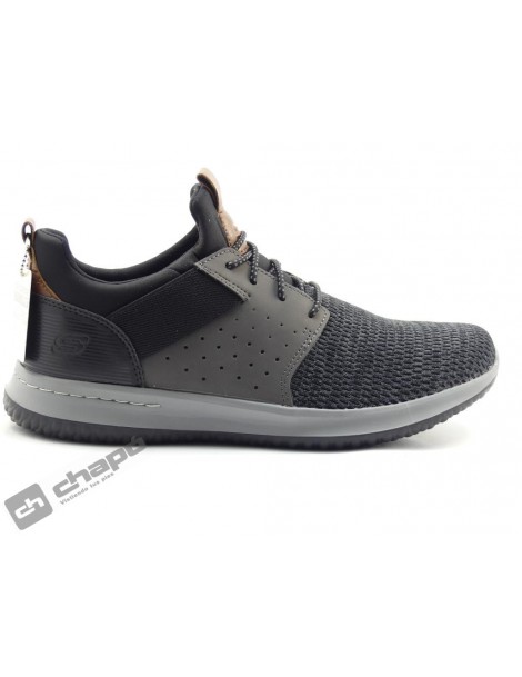 Zapatos Negro Skechers 65474