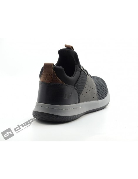 Zapatos Negro Skechers 65474
