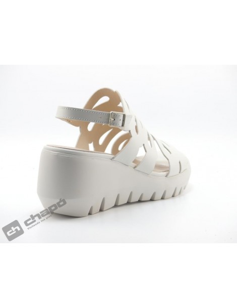 Sandalia Blanco Zapatos Wonders D-9003
