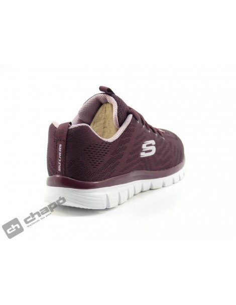 Sneakers Burdeo Skechers 12615
