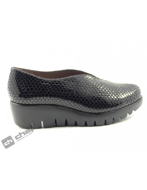 Zapatos Negro Wonders C-33228-bamba