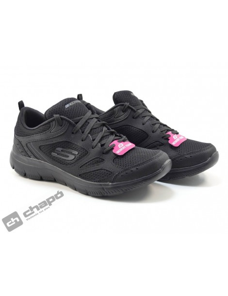 Zapatos Negro Skechers 12982 **