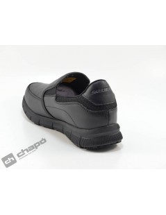 Sneakers Negro Skechers 77236 ** Trabajo
