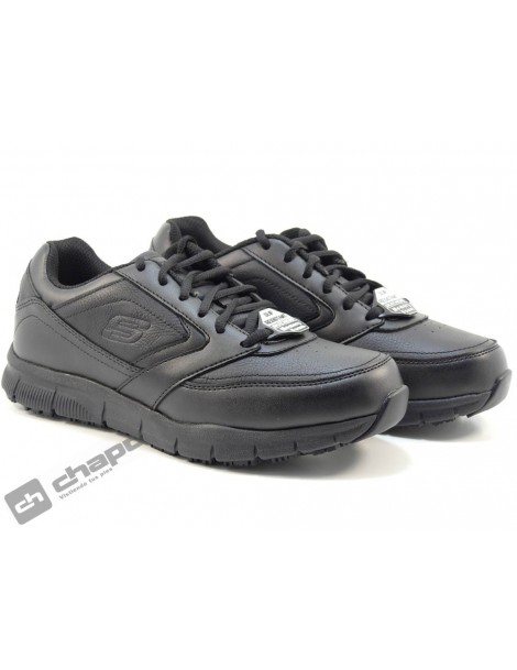 Sneakers Negro Skechers 77156 ** Trabajo