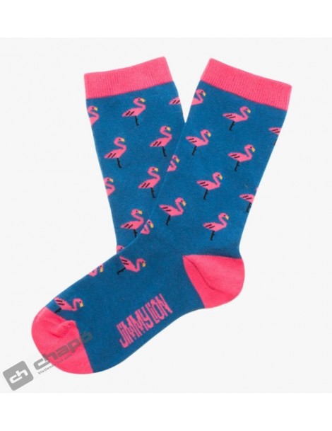 Calcetines Azul Jimmy Lion Kids Flamingo