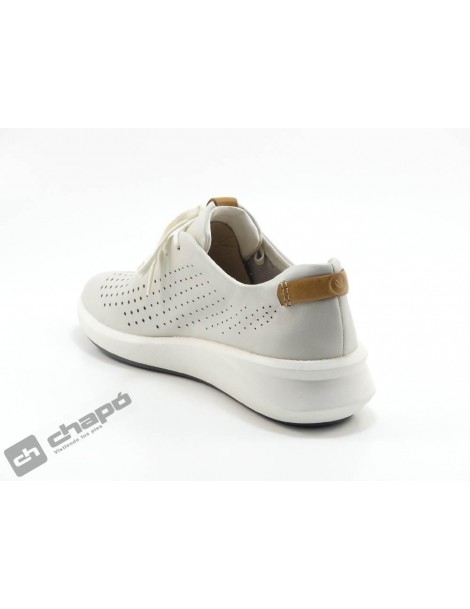 Zapatos Blanco Clarks 26148256