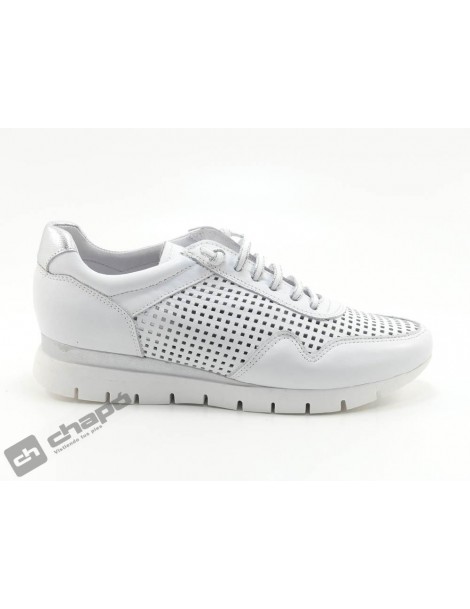 Zapatos Blanco Pascualon 5852