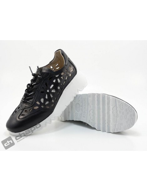 Zapatos Negro Wonders E-6705