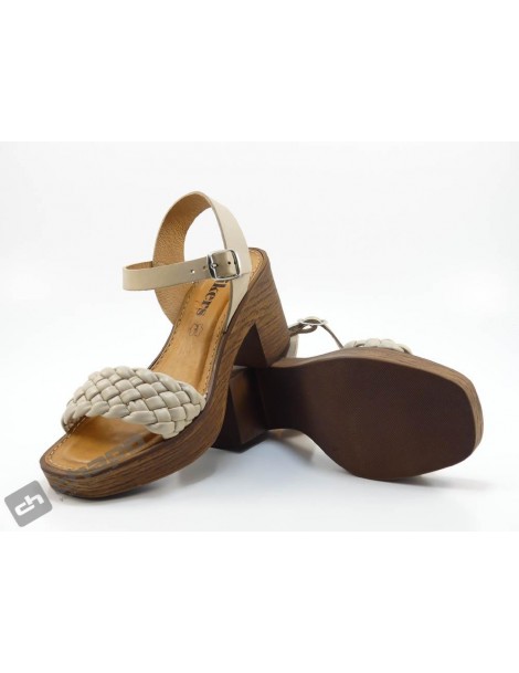 Sandalia Taupe Wikers D37404