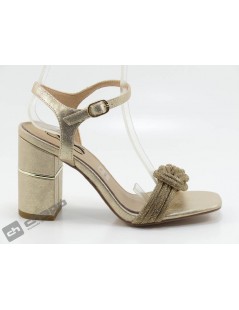 Sandalia Platino Exe Shoes Helen 644