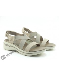 Chancla / Taupe Skechers 140257