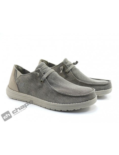 Zapatos Taupe Skechers 66387 **