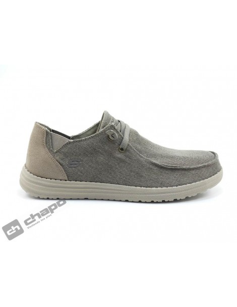 Zapatos Taupe Skechers 66387 **