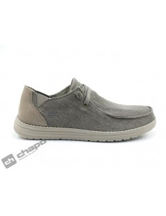 Zapatos Taupe Skechers 66387 **