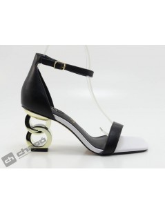 Sandalia Negro Exe Shoes Lilian 055