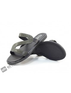 Sandalia Negro Exe Shoes P3374/337