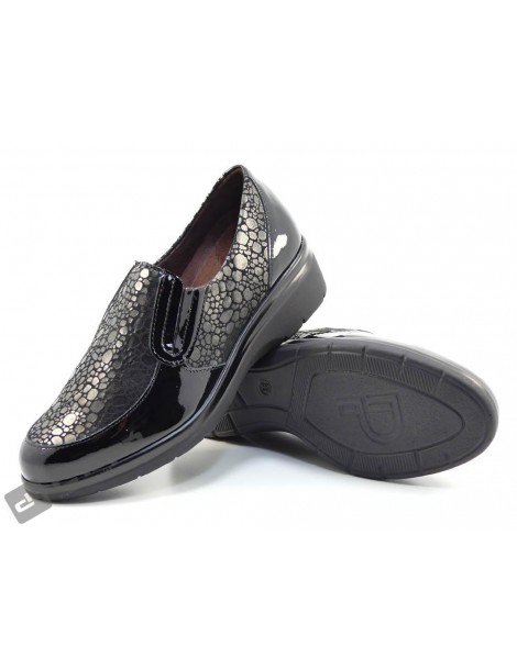 Zapatos Negro Pitillos 1610
