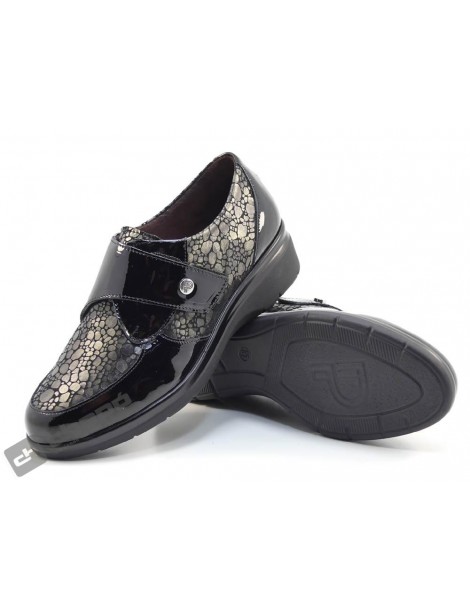 Zapatos Negro Pitillos 1611