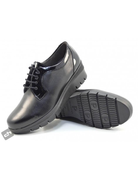 Zapatos Negro Pitillos 1645