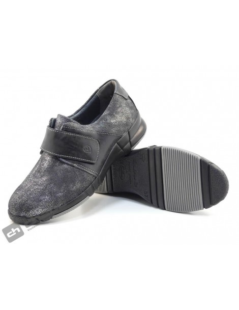 Zapatos Negro Suave 3203cc