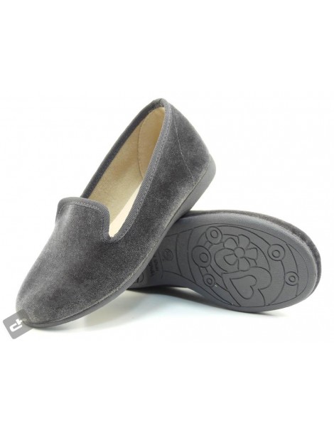 Zapatos Gris Batilas 130/51/1 Terciopelo