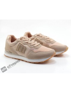 Sneakers Nude Mustang 69983