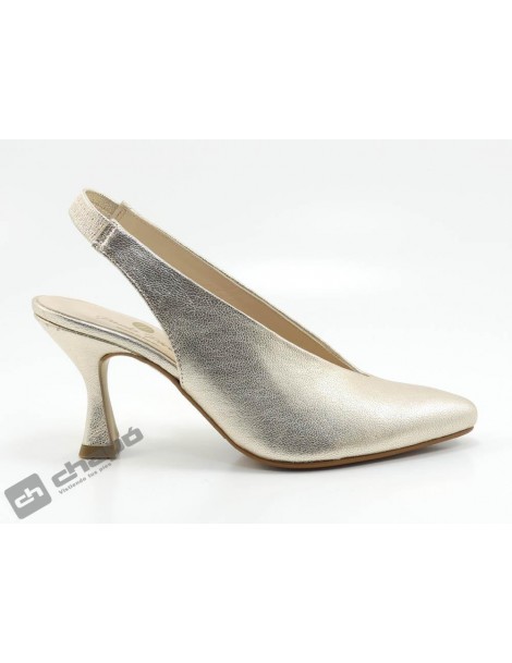 Zapatos Champagne Marian 16511 Metal