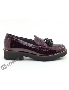 Zapatos Burdeo Pitillos 1664