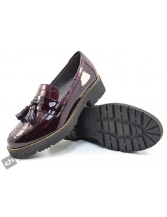 Zapatos Burdeo Pitillos 1664