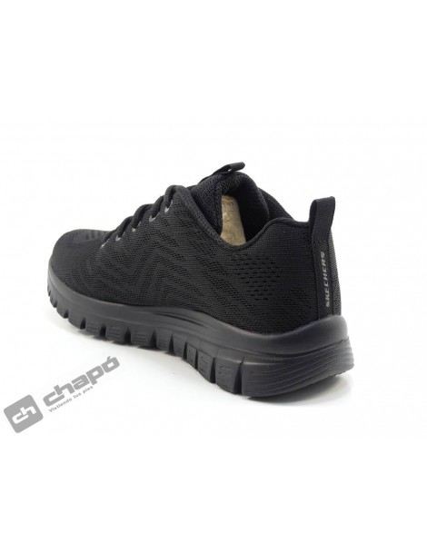 Sneakers Negro Skechers 12615 W **