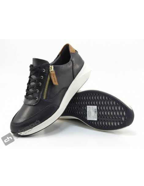 Sneakers Negro Clarks Un Rio Zip 26168018