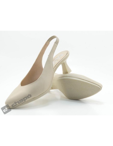 Zapatos Beig Desiree Maia 1- Piel