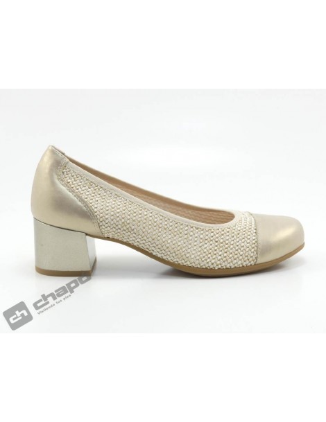 Zapatos Oro Pitillos 5091