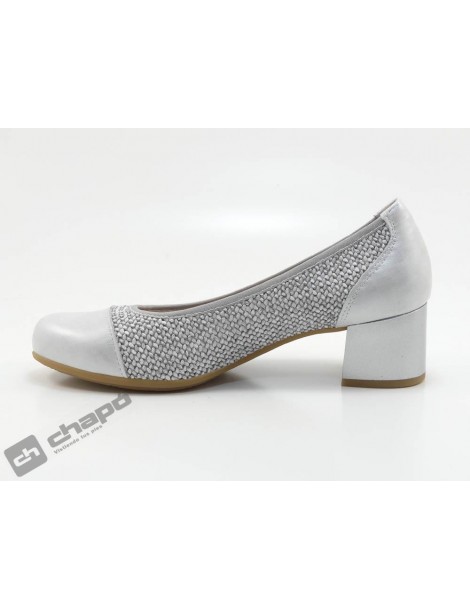 Zapatos Plata Pitillos 5091