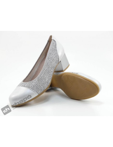 Zapatos Plata Pitillos 5091