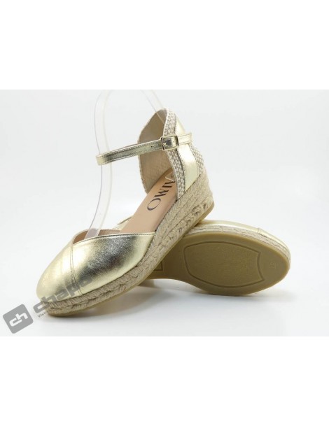 Zapatos Oro Gaimo Copita