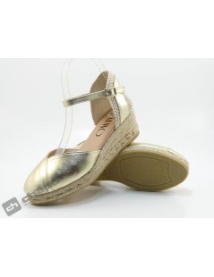 Zapatos Oro Gaimo Copita