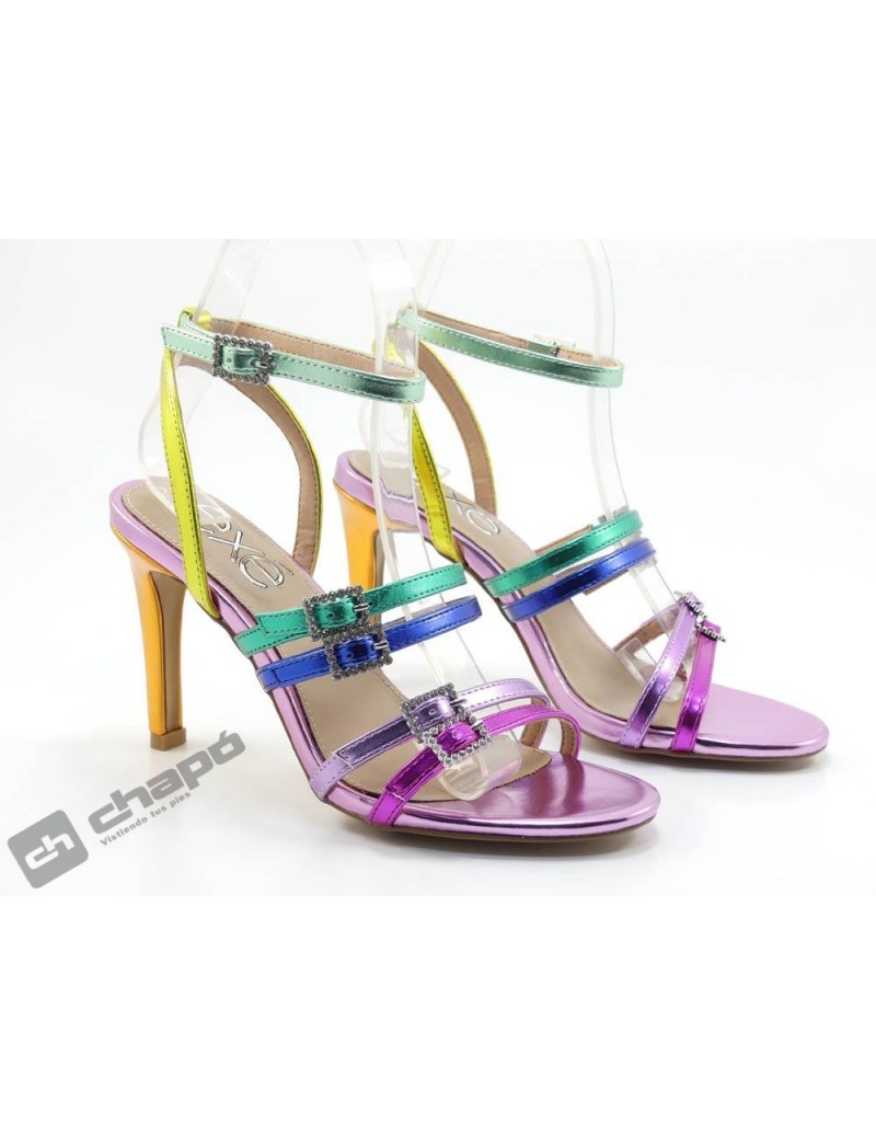 Sandalia Multicolor Exe Shoes Rebeca 313