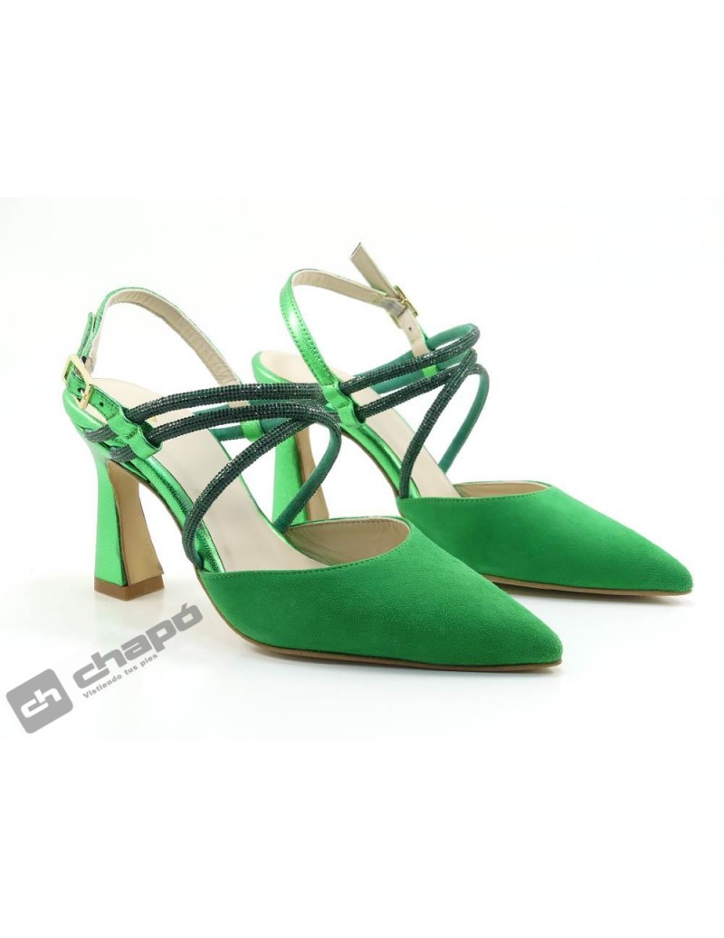 Zapatos Verde Escalzia Giselda