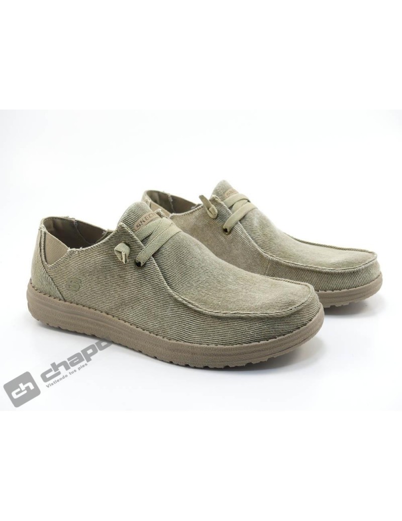 Zapatos Beig Skechers 66387