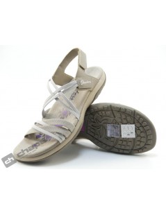 Chancla / Taupe Skechers 163112