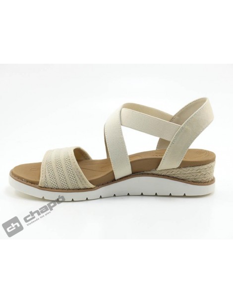 Chancla / Taupe Skechers 114013