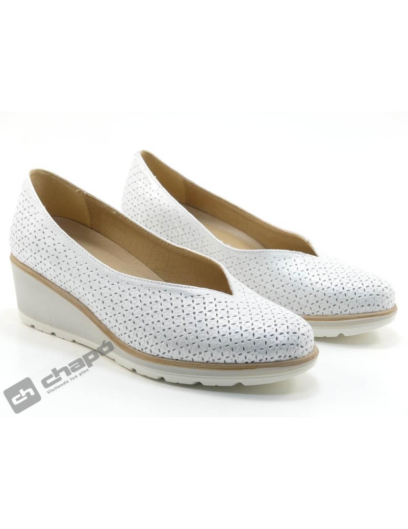 Zapatos Blanco  3743