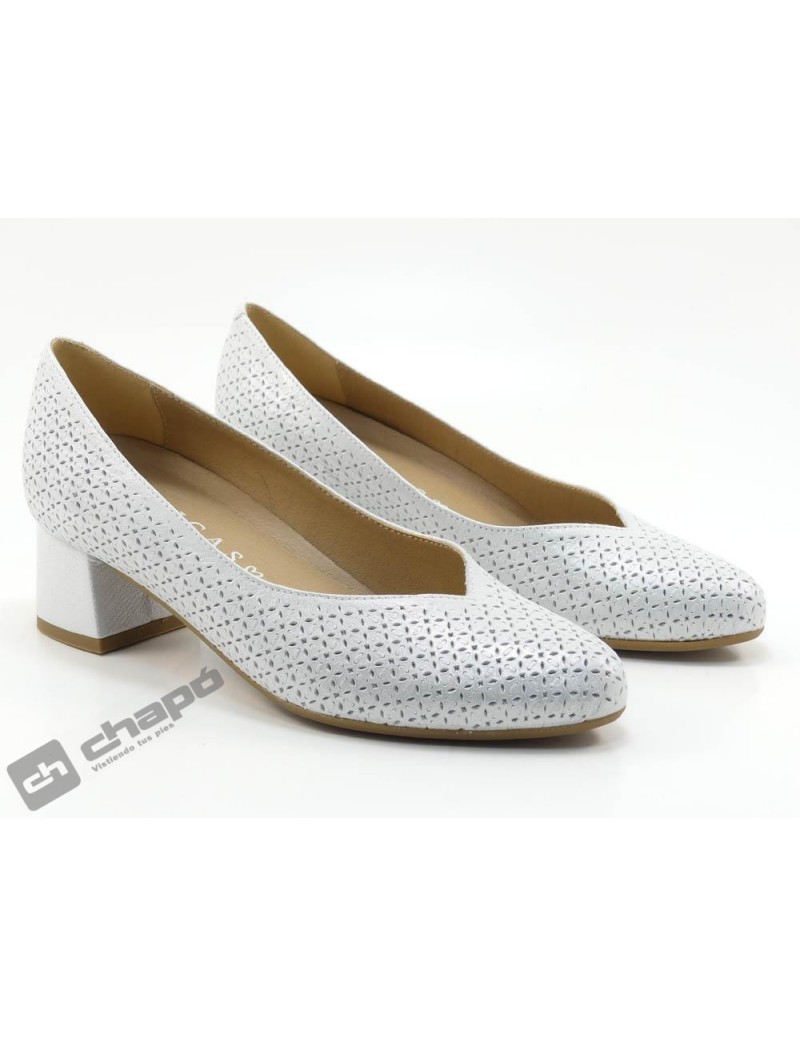 Zapatos Blanco  3691