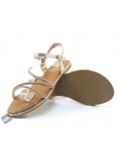 Sandalia Platino Exe Shoes Wf3300-386