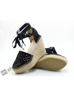 Zapatos Negro Macarena Shoes Sofia Crochet - Alba 80