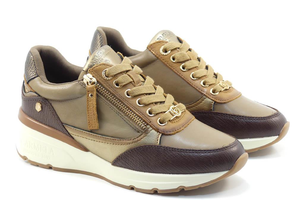 Carmela Zapatillas Casual Marrones Mujer Zapatillas Deportiva